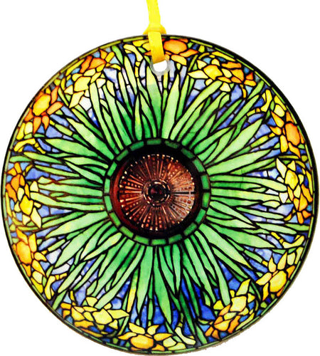 Glass Ornaments:  Tiffany Stained Glass Designs