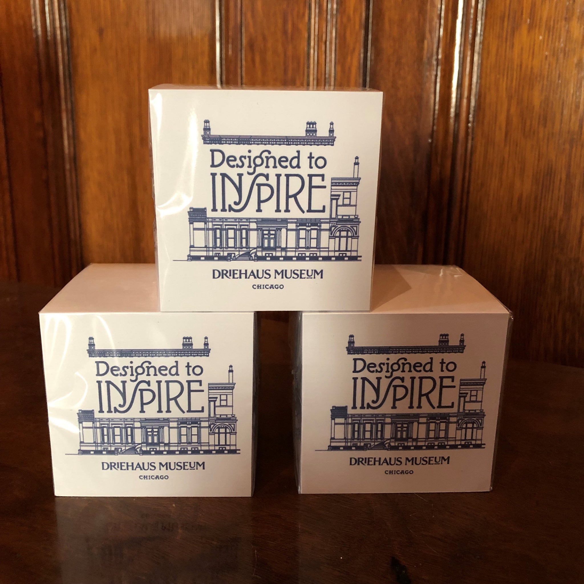 Designed to Inspire Driehaus Museum Adhesive Note Cube – Driehaus ...