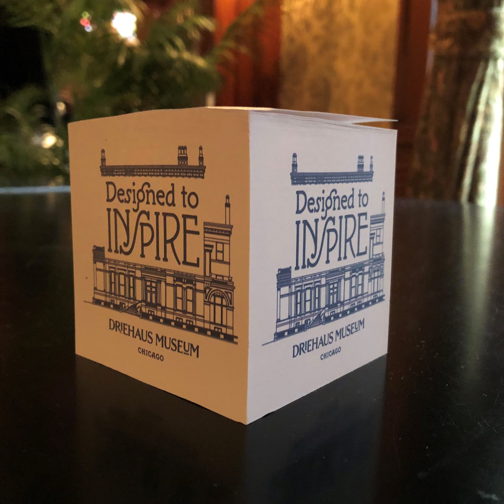 Designed to Inspire Driehaus Museum Adhesive Note Cube – Driehaus ...
