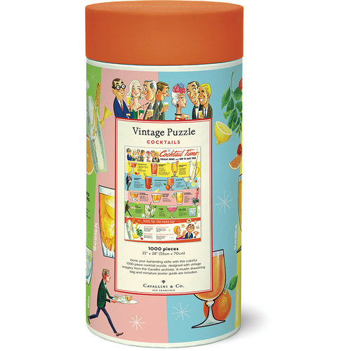 Vintage Cocktails 1,000 Piece Puzzle