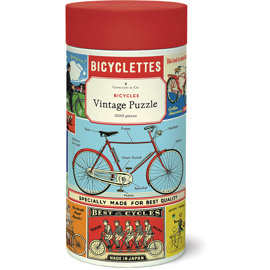 Vintage Bicycles 1,000 Piece Puzzle