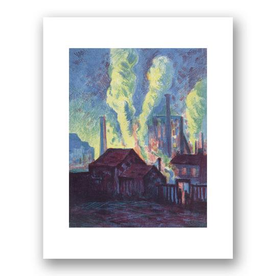 Blast Furnace by Maximilien Luce